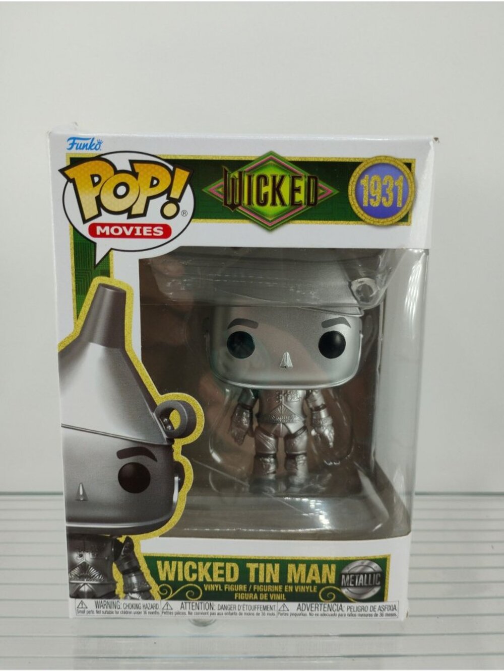 Funko Pop Movies Wicked Tin Man Vinyl Figure Metallic Edition 1931